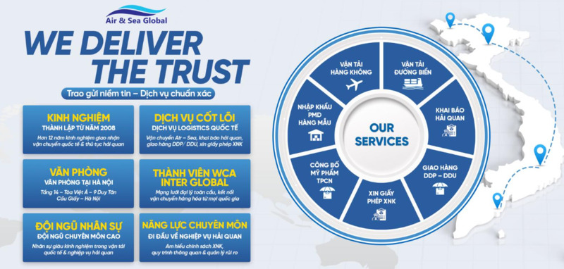 Đơn vị cung cấp dịch vụ vận tải đường biển quốc tế uy tín hiện nay
