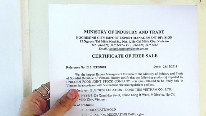 CFS trong hồ sơ công bố mỹ phẩm CFS trong hồ sơ công bố mỹ phẩm