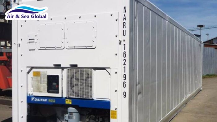 Container lạnh sử dụng để xuất nhập khẩu thực phẩm Container lạnh sử dụng để xuất nhập khẩu thực phẩm