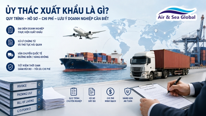 Ủy thác xuất khẩu trong logistics